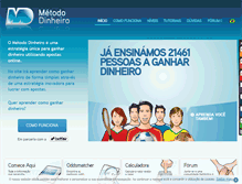 Tablet Screenshot of metododinheiro.com.br